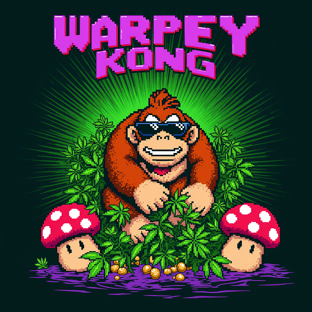 Warpey Kong 8-bit Donkey Kong style seed pack